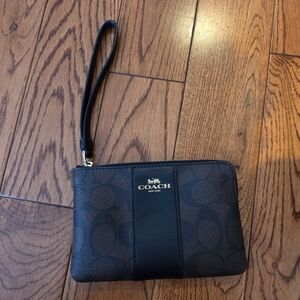 Coach Black Wristlet